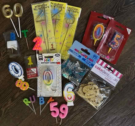 Photo of free Cake/Table Decorations & Candles (Chigwell IG7) #1