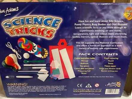 Photo of free John Adams Science Tricks (Tideswell SK17) #2