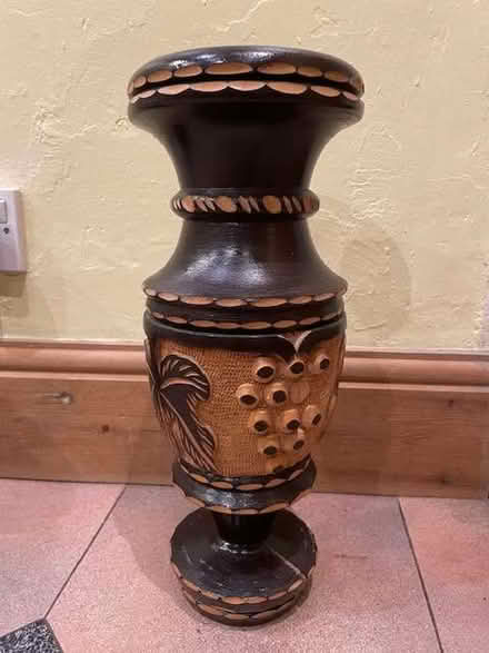 Photo of free Wooden? Vase (Tideswell SK17) #4
