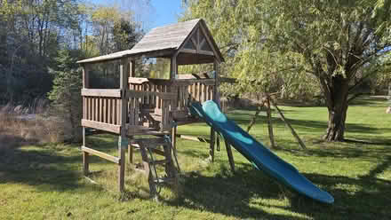 Photo of free Children's wooden play structure (East) #1