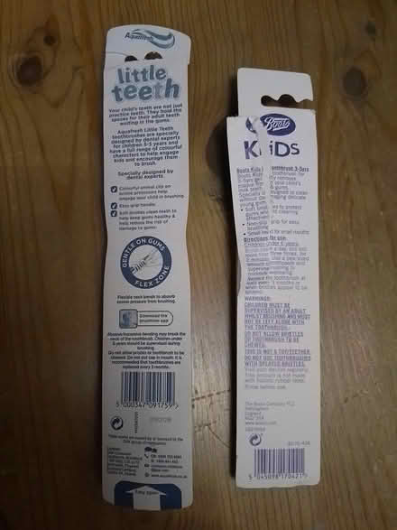 Photo of free 2 kids toothbrushes age 3-5 (Donnington OX4) #2