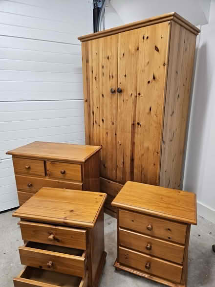 Photo of free Solid pine bedroom furniture (D18) #1