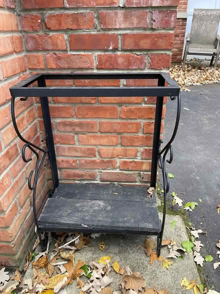 Photo of free Metal shelf (Oak Brook) #1