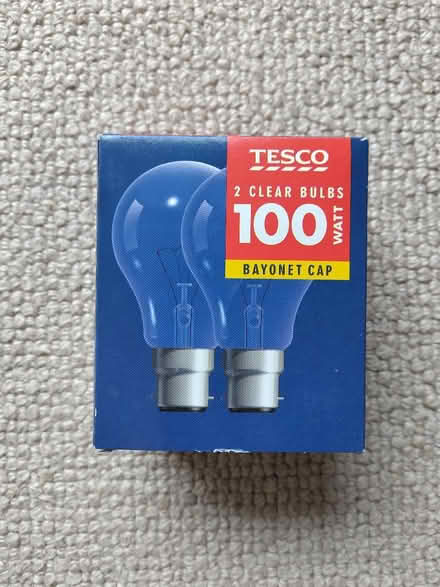 Photo of free 2 x 100W ES (large screw cap) incandescent bulbs (Corstorphine EH12) #1