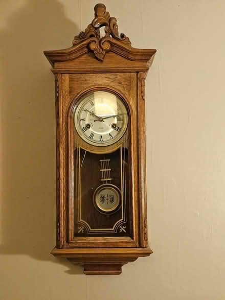 Photo of free Lincoln 31 day wind up wall clock (Worcester WR2) #1