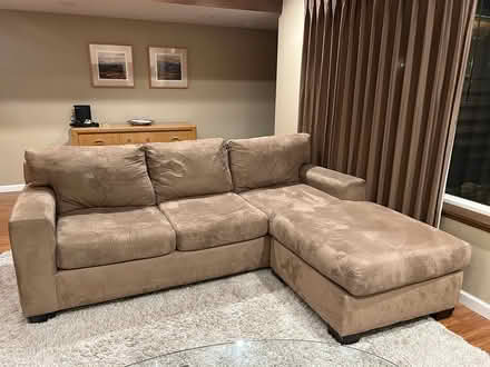 Photo of free Couch with lounger on one end (Mountlake Terrace) #1