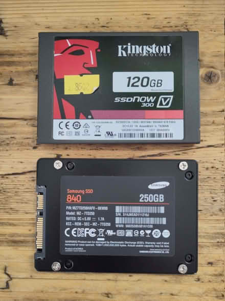 Photo of free Two 2½" SSDs (120GB and 250GB) (Dean EH4) #1