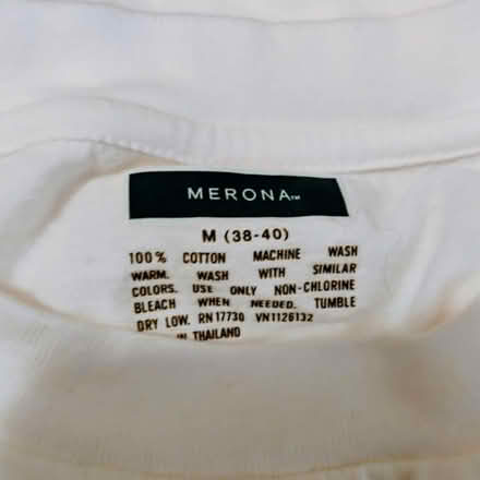 Photo of free M White Men's T-shirt (Darien) #2