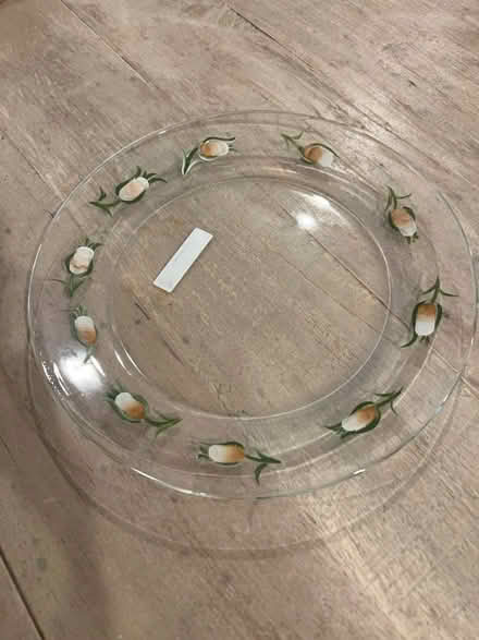 Photo of free Covered Glass Platter (Tenafly NJ) #3