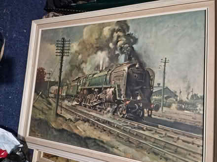 Photo of free Framed Cuneo Prints of Steam trains (CB21 4RA - opposite phone box) #2