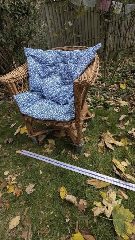 Photo of free Childs wicker chair (Letchworth (SG6)) #2