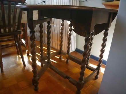 Photo of free Oval dropleaf dining table (Minster Lovell OX29) #2