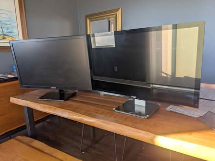 Photo of free two 27' computer monitors (Terra Vista Way and Pierce Ave) #1
