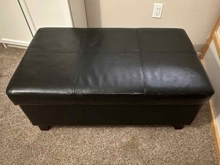Photo of free Black ottoman (Livonia) #1