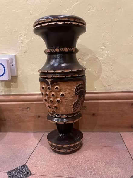 Photo of free Wooden? Vase (Tideswell SK17) #1
