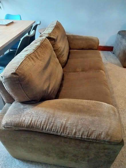 Photo of free 2 x Brown Sofas (Stainton CA11) #3