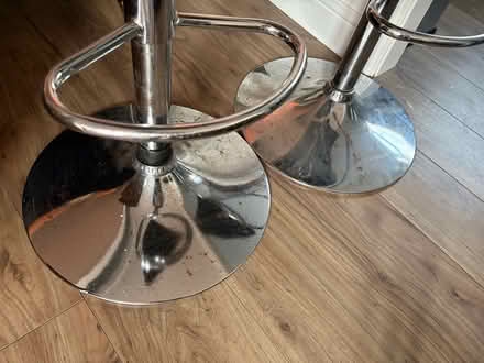 Photo of free Two Bar Stools with Height Adjustment (Mossley OL5) #2