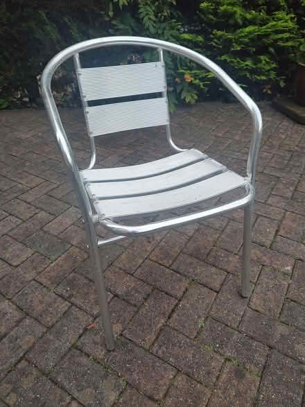 Photo of free 4 lightweight garden chairs (Prestwich, M25) #2