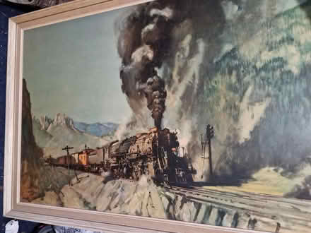 Photo of free Framed Cuneo Prints of Steam trains (CB21 4RA - opposite phone box) #1