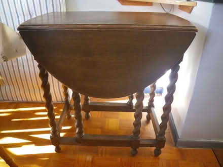 Photo of free Oval dropleaf dining table (Minster Lovell OX29) #1