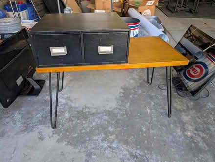 Photo of free mid-century-ish bench/box (Terra Vista Way and Pierce Ave) #1