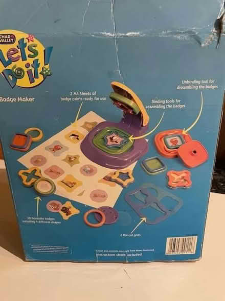 Photo of free Badge making kit for children (Tideswell SK17) #3