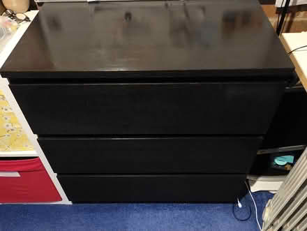Photo of free IKEA Malm Drawers Black (Hedge End SO30) #1