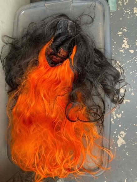 Photo of free Long black/orange wig (Petworth/ Park View) #2
