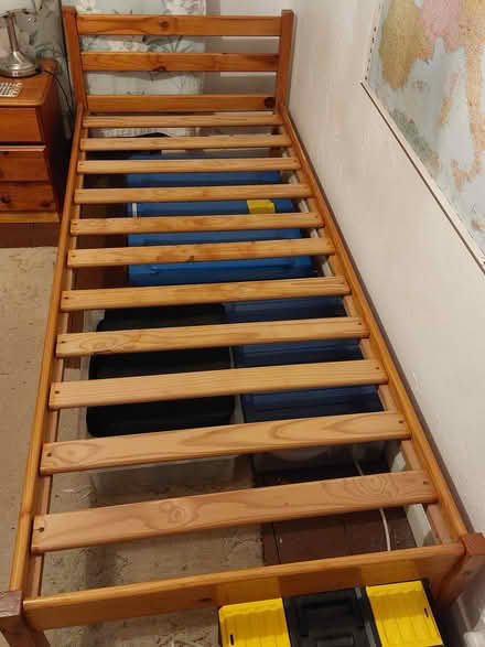 Photo of free Small single wooden bed base (Torquay TQ2, Chelston) #1