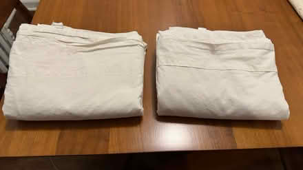 Photo of free Two flat bed sheets queen size (Logan Circle) #1
