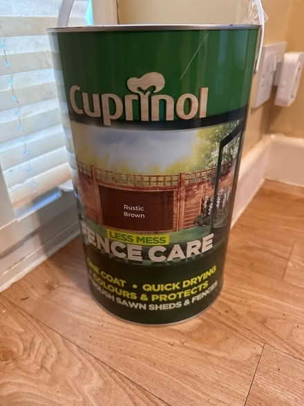 Photo of free Fence paint - rustic brown (Poplars SG2) #1