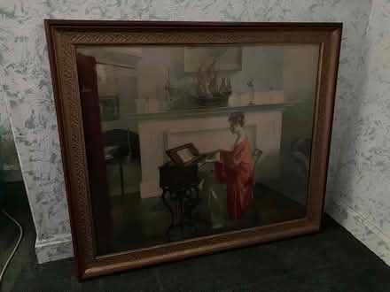 Photo of free Framed vintage print (NE side of Lombard) #2