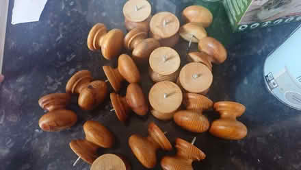 Photo of wooden cupboard doorknobs (West Marina TN38) #1