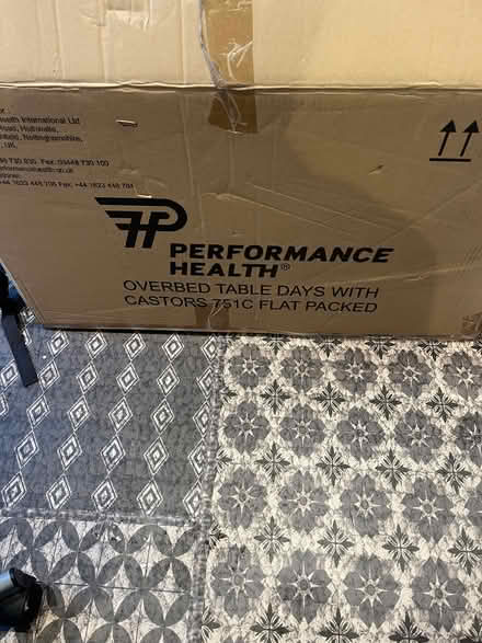 Photo of free Overbed table with castors (Enfield EN1) #1