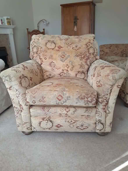 Photo of free Armchair and 2 seater sofa (Stainton CA11) #1