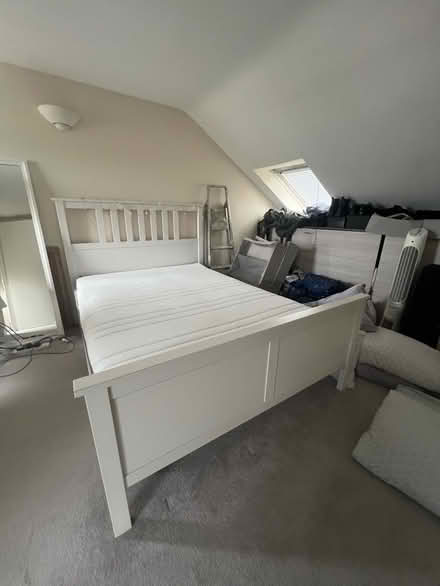 Photo of free IKEA hemnes double bed frame with 2x underbed storage boxes (St Margarets TW1) #3