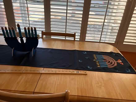 Photo of free Hanukah decoration (Downtown Sunnyvale) #1