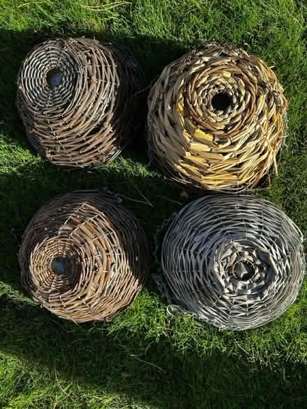 Photo of free 4 Wicker hanging baskets (West Kirby) #2