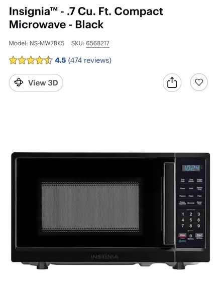 Photo of free Microwave (FiDi) #2