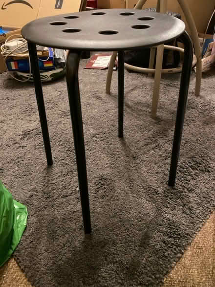 Photo of free IKEA Black Stool (CT11) #1