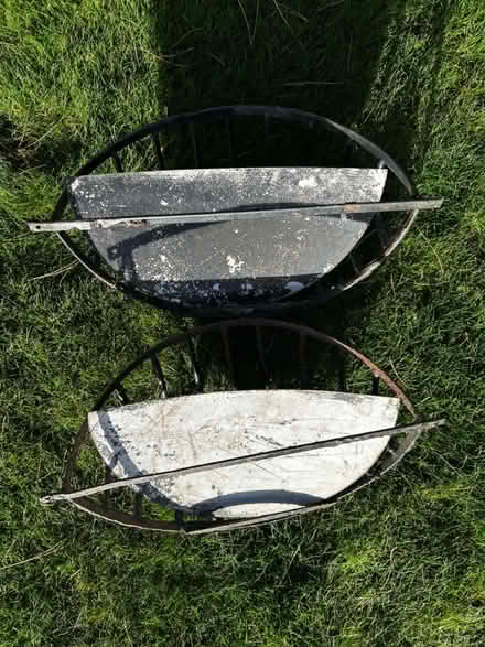 Photo of free 2 wall mounted metal planters (West Kirby) #2