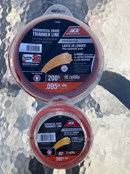 Photo of free Trimmer line replacements- 2 sizes (NE side of Lombard) #1