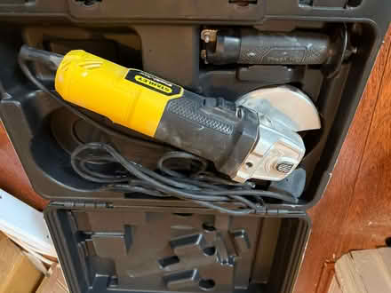 Photo of free Stanley Fatmax Angle Grinder in box (Earlswood RH1) #3