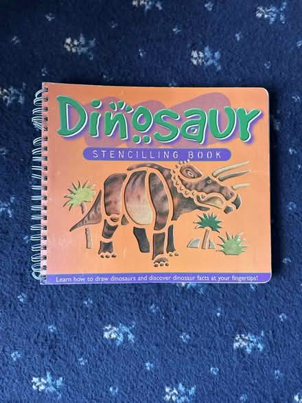 Photo of free Dinosaur stencil book (Bromham) #1