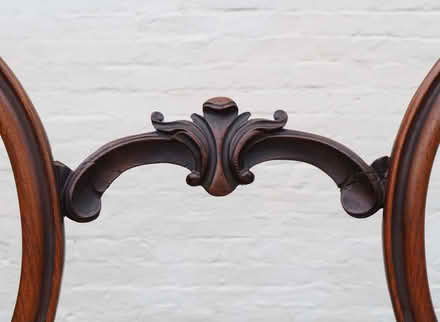 Photo of free Two walnut dining chairs (Lower Wick WR2) #3