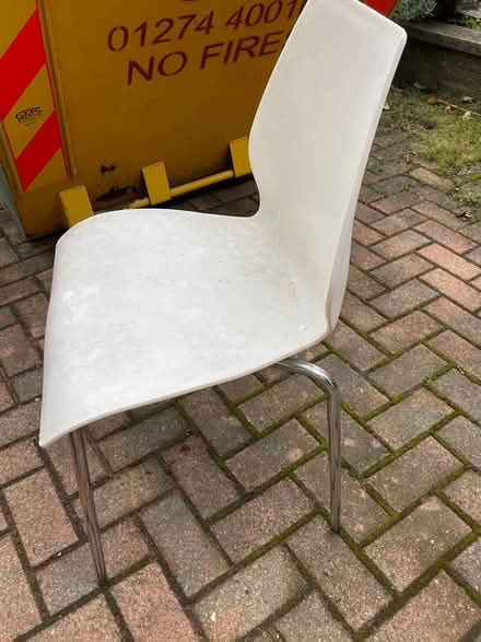Photo of free Single White Chair (Shelf HX3) #2