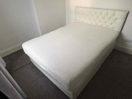 Photo of free King Size Divan Bed with Mattress and Headboard (Mossley OL5) #4