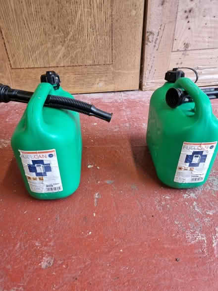 Photo of free Two 5L empty petrol cans (Near Lowther Gardens FY8) #1
