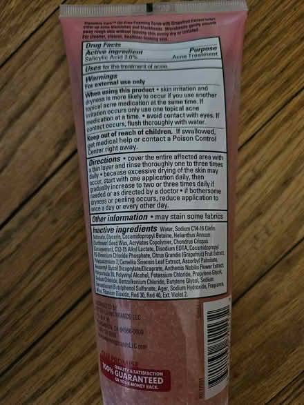 Photo of free Pink Grapefruit Foaming Scrub (East Wilmette) #2