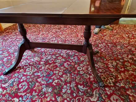 Photo of free Mahogany style extendable table 6/8 (Stivichall CV3) #3